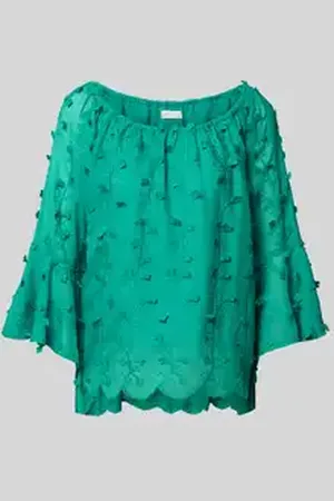 Apricot Blouseshirt met siergarnering