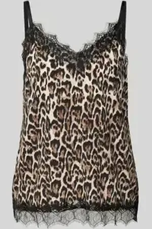 Freequent Top met bandjes en kant, model 