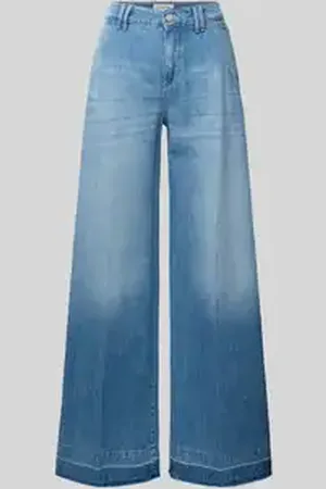 Gang Wide fit jeans met open zoom, model 