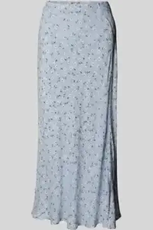 Pieces® Uitlopende midirok met all-over motief, model 
