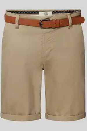 Redefined Rebel Korte regular fit chino met riem, model 