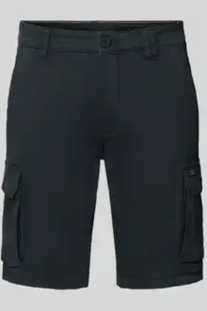 Blend Regular fit korte broek met cargozakken