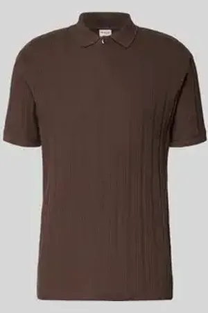 SELECTED Slim fit poloshirt met structuurmotief, model 