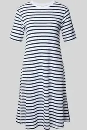 Marc O’ Polo Loose fit jersey jurk van katoenmix