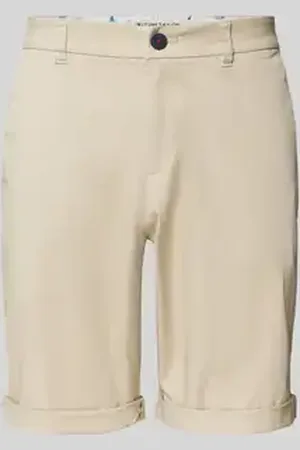 TOM TAILOR Regular fit korte chino van katoenmix