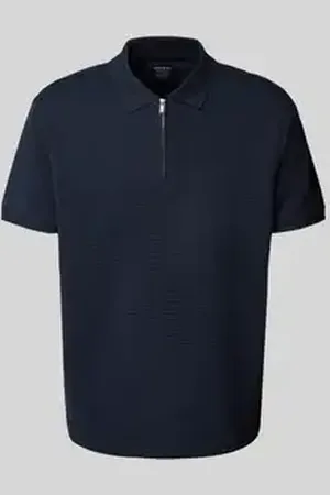 McNeal Poloshirt met korte ritssluiting