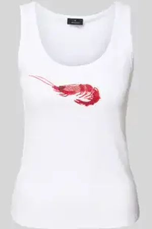 monari Tanktop met siersteentjes