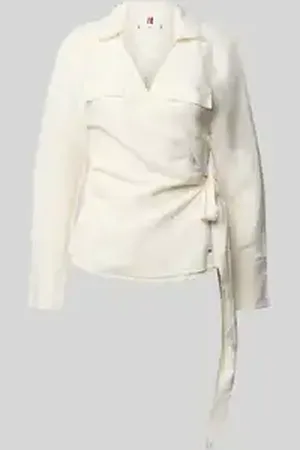 Tommy Hilfiger Relaxed fit blouse van een mix van linnen en viscose