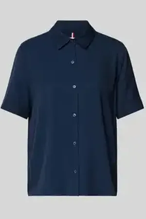 Tommy Hilfiger Relaxed fit blouse met korte mouwen