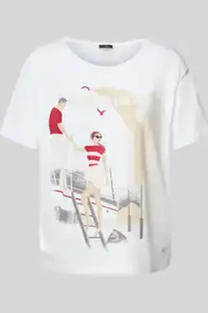 monari T-shirt met ronde hals