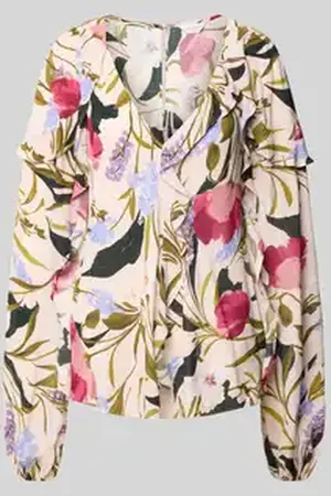 Ted Baker Regular fit blouse met V-hals, model 