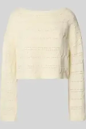 Noisy May Gebreide pullover met ajourpatroon, model 