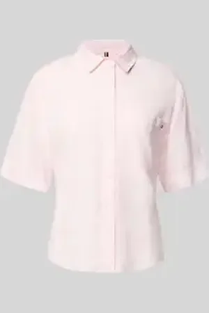 Tommy Hilfiger Relaxed fit overhemdblouse van puur linnen