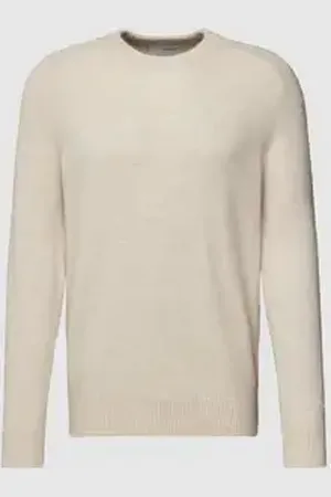 SELECTED Gebreide pullover met ribboorden, model 