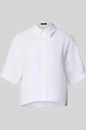 More & More Regular fit linnen blouse met knoopsluiting