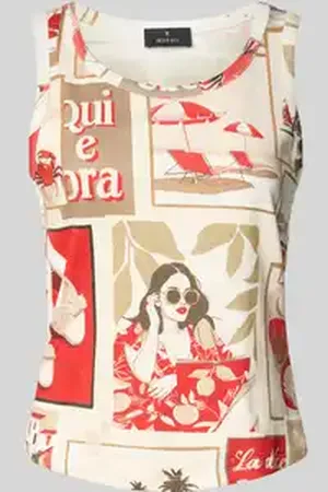monari Top met motiefprints