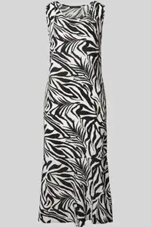 Betty Barclay Midi-jurk van pure viscose met boothals
