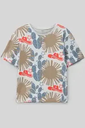 NAME IT T-shirt met ronde hals, model 