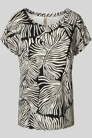 soyaconcept T-shirt met ronde hals, model 