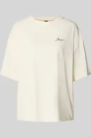 HUGO BOSS Oversized T-shirt met labelprint, model 