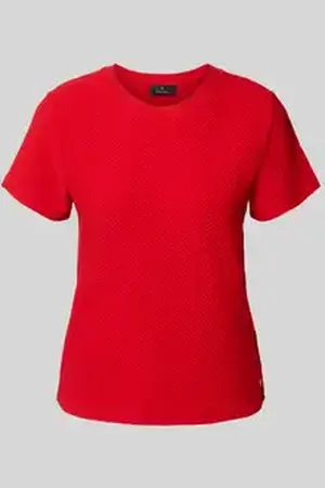 monari T-shirt met structuurmotief