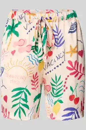 Rich & Royal Regular fit korte broek met plooien