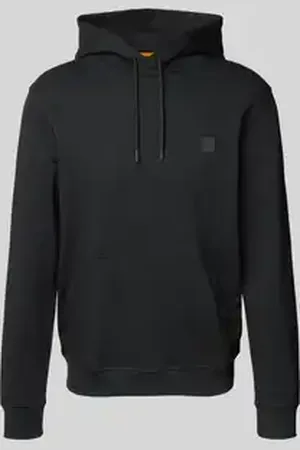 HUGO BOSS Hoodie met labeldetail, model 