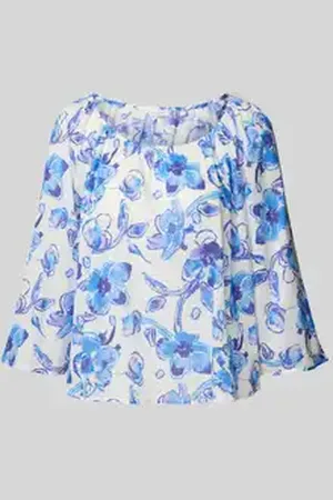 Christian Berg Regular fit blouse met 3/4-mouwen