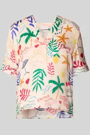 Rich & Royal Blouseshirt met V-hals