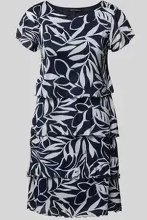 Betty Barclay Knielange jurk in laagjeslook
