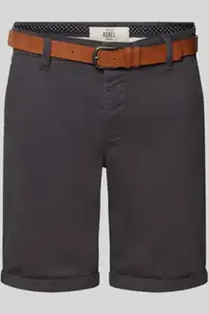 Redefined Rebel Korte regular fit chino met riem, model 