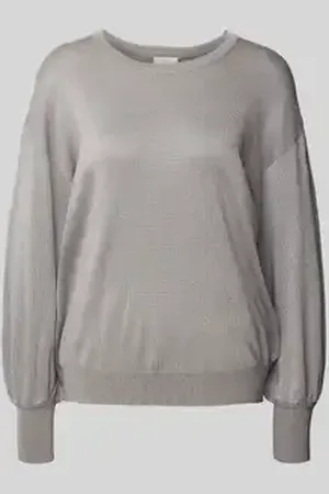 Kaffe Gebreide pullover met ribboorden, model 