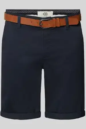 Redefined Rebel Korte regular fit chino met riem, model 