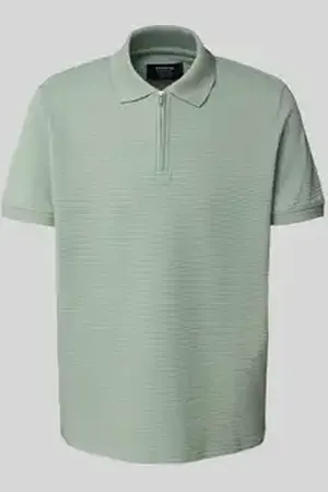 McNeal Poloshirt met korte ritssluiting