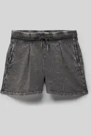 Garcia Regular fit sweatshorts in denimlook