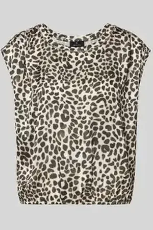 monari T-shirt met kapmouwen