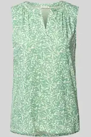 TOM TAILOR Regular fit tanktop van een mix van katoen en modal