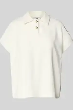 Marc O’ Polo T-shirt met platte kraag