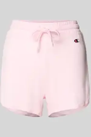 Champion Sweatshorts met labeldetail