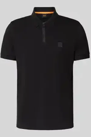 HUGO BOSS Poloshirt met labelpatch