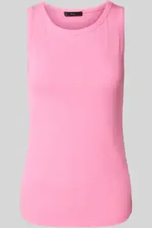 Oui Tanktop met fijnrib