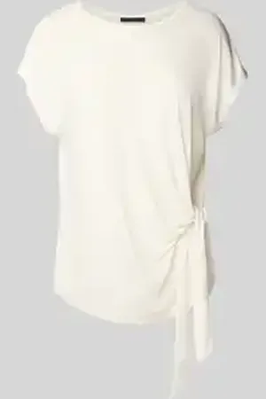 Oui T-shirt met knoopdetail