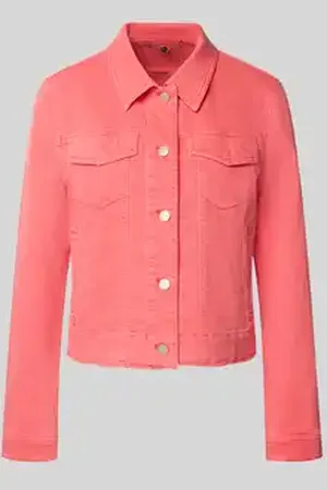 Marc Cain Regular fit jeansjack met borstzakken