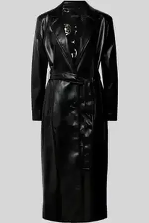 Guess Lange jas met tailleriem, model 