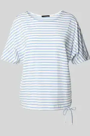 Oui T-shirt met tunnelkoord in de zoom