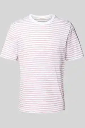 JACK & JONES T-shirt met geribde ronde hals