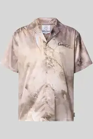 Carlo Colucci Oversized vrijetijdsoverhemd met reverskraag