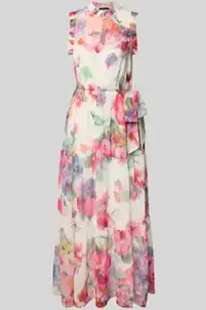 Oui Maxi-jurk met laagjeslook