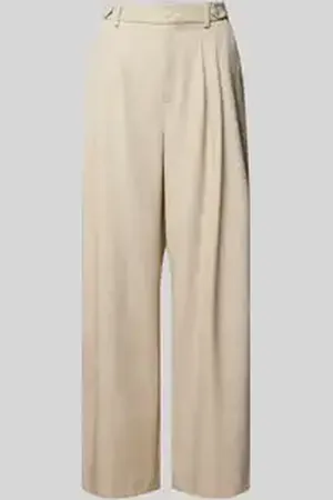 Gestuz Wide leg stoffen broek met bandplooien
