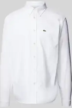 Lacoste Regular fit vrijetijdsoverhemd met logopatch